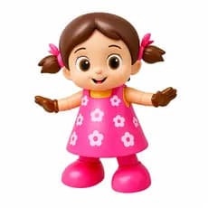 Boneca Dançarina Infantil com Música, Luz e Som | Brinquedo Fun Dance Girl Interativo