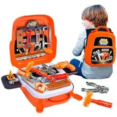 Kit Maleta de Ferramentas Infantil 22 Peças 3 em 1 Tools