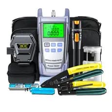 Kit Completo para Conectorização FTTH - Cortador Óptico de Alta Precisão HB-6C Novo Incluso