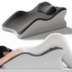 Travesseiro Ergonômico para Refluxo e Tentantes - Espuma Viscoelástica Confortável