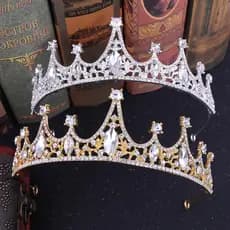 Nova Tiara De Cristal Noiva Bling Aniversário Da Coroa De Casamento Princesa Diadem