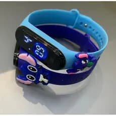 Kit 10-30 Relógios Stitch Digital Led à Prova D'água Meninos e Meninas