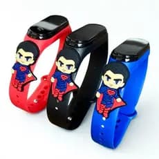Kit 10-30 Relógios Infantis Lembrancinhas Super Homem Led Digital à Prova D’água
