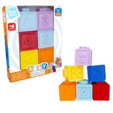 KIT 6 Cubos Sensoriais - Baby Cubes- atividades para bebês- brinquedo- presente educativo- Toyer brinquedos