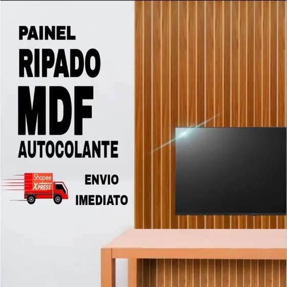 RIPADO MDF Kit de 5.10.20.30.40.50 modulos autocolantes Revestimento de parede  45x11
