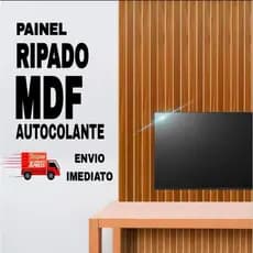 RIPADO MDF Kit de 5.10.20.30.40.50 modulos autocolantes Revestimento de parede  45x11