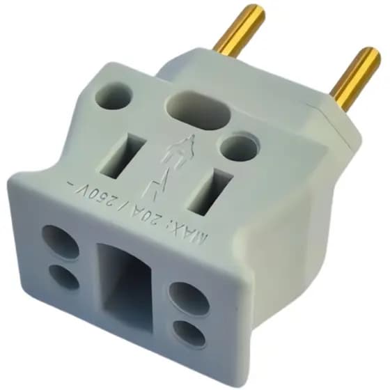Adaptador Tomada Reforçado 20A/10A - Para Forno Elétrico, Air Fryer, Microondas, Secador de Cabelo