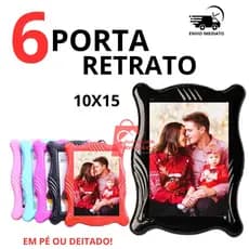 kit 6 Portas Retrato Colorido de Pastico