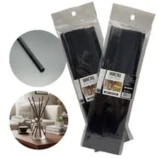 Kit Vareta de Fibra de Algodão Premium para Aromatizador Difusor de Varetas Branca Preta