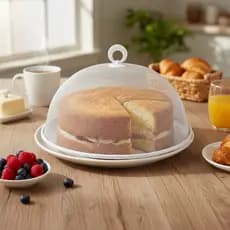Kit Telas Protetora De Alimento Metálica Tampa Pães Fruta Alimentos frutas Bolo 28cm 30cm