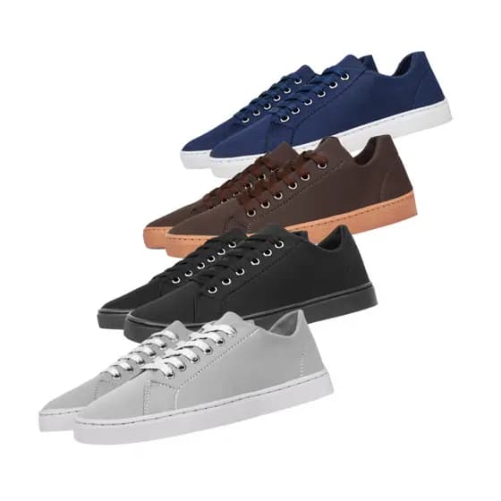Kit 4 Pares Tênis Casual Masculino Estiloso Sapatênis Na Moda Barato