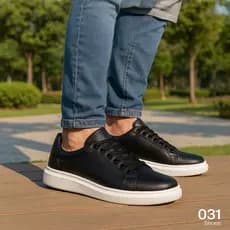 Tênis Masculino Preto Casual com Sola Alta | Estilo e Conforto no Dia a Dia – 37 ao 44