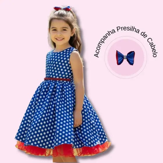 Vestido Infantil Curto Fantasia Galinha Pintadinha Tematico Festa Aniversario Carnaval