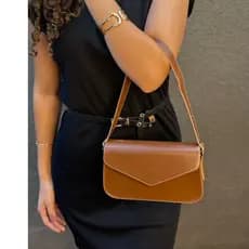 Bolsa Labella Baguete De Ombro Elegante Art Life