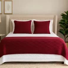Peseira Manta + Capa Almofadas de Tricot Cama/Sofá Essenza European Links Textura Sofisticada RS Malhas Decor