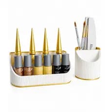 Organizador para Frascos Nail Designer Porta Esmalte Profissional Organizador de Mesa Manicure