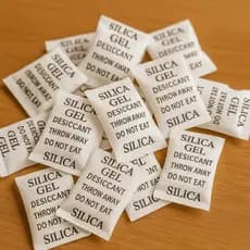 100 Unidades Sílica Gel Sachê 1g Desumidificador de Ambiente Antimofo Original