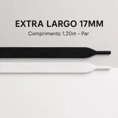 Cadarço Premium para Sneakers 17mm Flat Lace