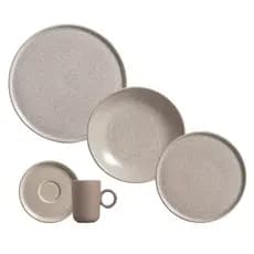 Aparelho de Jantar 20 Peças Basic Sandy Porto Brasil