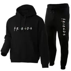 Cross-Border venda quente Hoodie masculino terno esportivo primavera outono forro de lã solto moletom masculino terno Ca