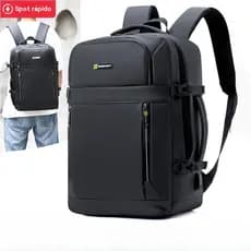 Mochila Executiva com ORGANIZAÇÃO CIENTÍFICA! Compartimento Notebook, USB - IMPERMEÁVEL M8007