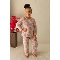 Conjunto Pijama Infantil Super Soft Bem Quentinho Peluciado