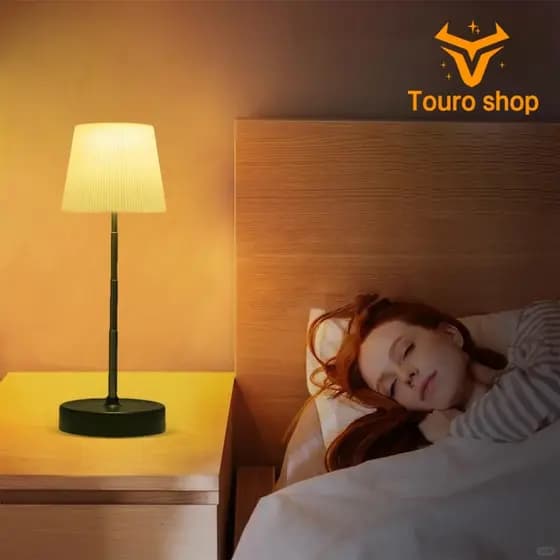 Abajur Recarregável Telescópico Touch Lâmpada de Mesa Recarregável Multifuncional USB