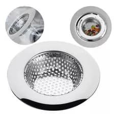 Ralo de Pia Inox 9cm Premium Segura Sujeira Higiênico Previne Entupimentos Pias Cozinha Banheiro