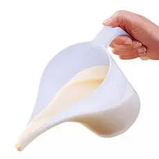 Kit 2 Jarra Funil com Marcação 800ml Transparente Cozinha Culinária