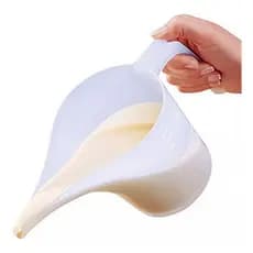 Jarra Funil Culinaria Graduada com Marcação 800 ML Cozinha Transparente Útil Super Prática