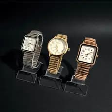 Relógio Feminino Á Prova D´agua Pulseira Elástica Analógico em Aço Bracelete de Mola Relógio de Metal
