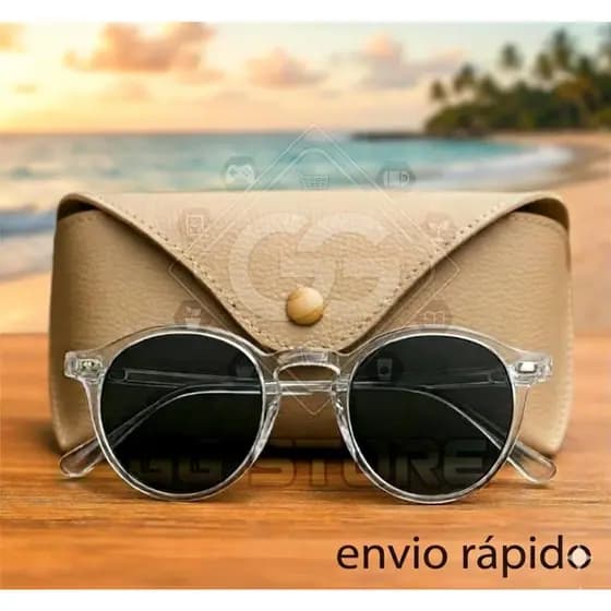 Óculos de Sol Behave New Gray Hype Redondo Preto Cristal Rosa Transparente Laranja Branco Proteção Solar uv400 Unissex