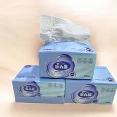 Conjunto de lenços de papel brancos dobráveis ​​de 5 camadas (420 folhas)