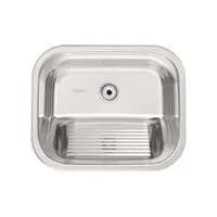 Tanque de Encaixe Tramontina Hera 34 L em Aço Inox Alto Brilho 50x40 cm