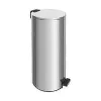 Lixeira com Pedal Tramontina Loop em Aço Inox com Balde Interno 30 L