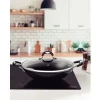 Frigideira Indução Wok 4,5l Tramontina Mônaco 32cm Com Tampa