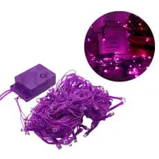 Pisca Pisca Roxo 100 LEDs 220v 8 metros Natal Ano Novo