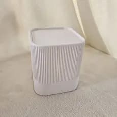 Mini lixeira de mesa escritorio | Banheiro | Penteadeira com tampa