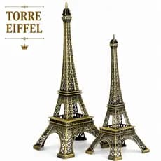 Torre Eiffel Decorativa Miniatura Paris Metal Vintage Decoração Mesa Escritório