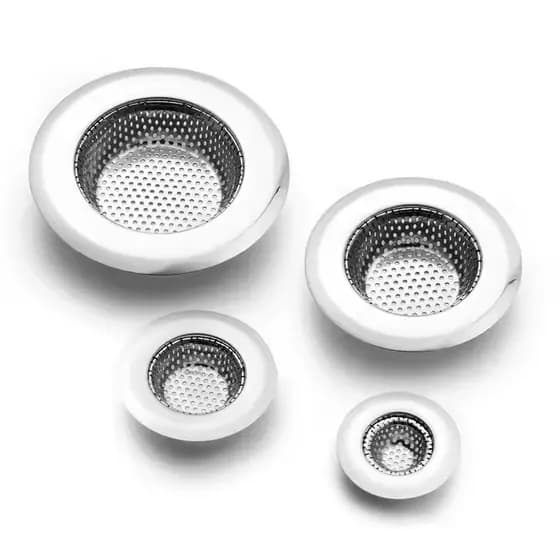 Ralo de Inox para Pia Cozinha Cuba Banheiro  BORDA PREMIUM 7,2CM/9CM/11,5CM