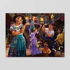 Quebra cabeça Encanto, Familia Magrigal, Mirabell, Luisa, Bruno, Isabela | MDF | 24, 40 e 70pçs