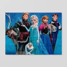 Quebra cabeça Frozen Ana e Elsa, Olaf, Crstof, Stan, let it go | 24, 40 e 70pçs | Sublime Fantasia