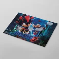 Quebra cabeça personalizado SONIC temas | 24, 40 e 70 Peças | Sublimação | Sublime Fantasia