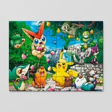 Quebra cabeça Pokemon, Pikachu, Ash, Misty, charmander, charizard | MDF | sublime fantasia