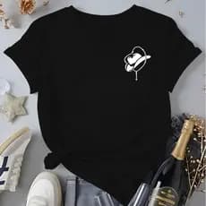 Camiseta Country Para Cowgirl e Cowboy Agro 100% Algodão Unissex