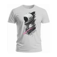 Camiseta Masculina Desenho Astronauta Personalizada Camisa 100% Algodão