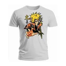 Camiseta Minato Namikase AnimeNaruto Classico Shippuden 100% Algodão