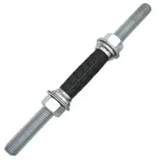 Halter 33cm De Alta Performance Barra Maciça Rosca Rápida 1un