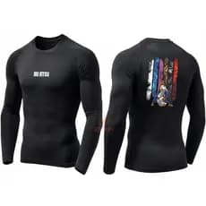 Camisa Rash Guard Masculina BJJ UV50+ Proteção Solar MMA Muay Thai