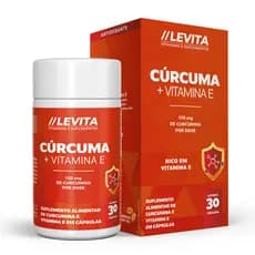 Curcuma 130mg + Vitamina E C/30 Cáps